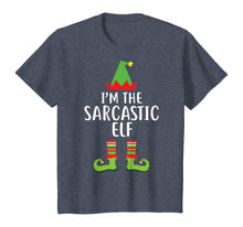 Load image into Gallery viewer, I'm The Sarcastic Elf Matching Family Group Christmas Shirt