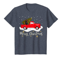 Load image into Gallery viewer, Red Truck Merry Christmas Tree Doberman Christmas T-Shirt
