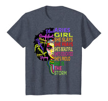 Load image into Gallery viewer, Aries Girl She Slays & Prays - February March Birthday Gift T-Shirt-274410
