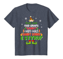 Load image into Gallery viewer, Four Main Food Groups Elf Christmas T-Shirt