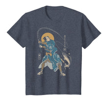 Load image into Gallery viewer, FISHING SAMURAI NO.3 Funny samurai fishing lover gift T-Shirt