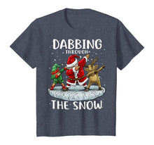Load image into Gallery viewer, Santa Dabbing Through The Snow Funny Christmas Boys Kids T-Shirt