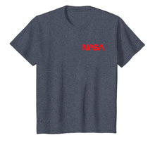 Load image into Gallery viewer, NASA Shirt, Chest Worm Logo Insignia Symbol Graphic T-Shirt