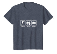 Load image into Gallery viewer, CS Eat Sleep GO Counter Ggwp Playing Gaming Gift tshirt