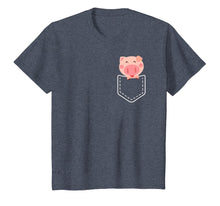 Load image into Gallery viewer, Cute Pig Pocket Shirt Funny Gift for Women Girls T-Shirt