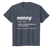 Load image into Gallery viewer, Funny Mother's Day Shirt Gift Nanny Mama Definition TShirt
