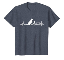 Load image into Gallery viewer, Golden Retriever Heartbeat Love My Golden Retriever T-Shirt