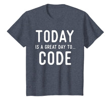 Load image into Gallery viewer, Great Coding T Shirts. Gifts for Coders. Code Today.