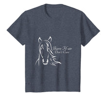 Load image into Gallery viewer, Barn Hair Don't Care Horse Farming T-Shirt Messy Hair Tee