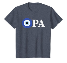 Load image into Gallery viewer, Greek Pride Gift Opa Evil Eye T-Shirt