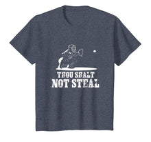 Load image into Gallery viewer, Baseball Catcher Shirt Thou Shalt Not Steal - Religious Gift