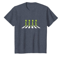 Load image into Gallery viewer, Aliens crossing and walking across road funny shirt gift