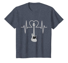 Load image into Gallery viewer, Electric Guitar Player EKG Pulse Heartbeat TShirt Great Gift