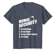 Load image into Gallery viewer, Ring Security Shirt Ring Bearer Wedding Duties List T-shirt