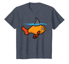 Load image into Gallery viewer, Goldfish With Shark Fin Shirt | Cool Sea Creatures Week Gift