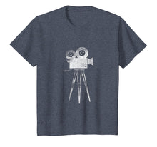 Load image into Gallery viewer, Retro Camera Cameraman Filmmaker Movie Director T Shirt Tee