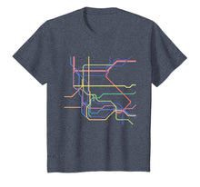 Load image into Gallery viewer, Minimalist New York City Underground Metro Map T-shirt