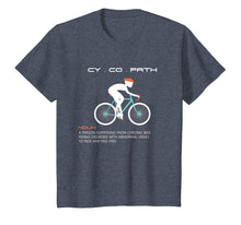 Load image into Gallery viewer, Cycopath tshirt funny bicycle cyclist humor tee MTB Biker