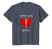 Load image into Gallery viewer, Zipper Club Member Graphic Heart Surgery Survivor T-Shirt