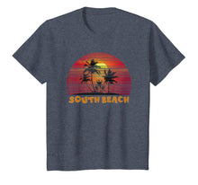 Load image into Gallery viewer, South Beach Miami Sunset on the beach T-Shirt