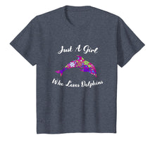 Load image into Gallery viewer, Dolphin Lover T-Shirt Just A Girl Who Loves Dolphins Gift