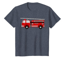 Load image into Gallery viewer, Fire Truck Trucker trailer Ladder kids adults T Shirt