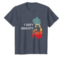 Load image into Gallery viewer, Wall Rock climbing belaying bouldering I defy gravity man T-Shirt