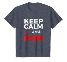 Load image into Gallery viewer, Funny Emergency Room Gift T Shirt Keep Calm Oh Crap Flatline