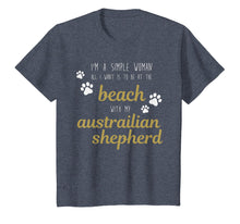 Load image into Gallery viewer, Austrailian Shepherd Dog Lover Summer Women Tee T Shirt Gift