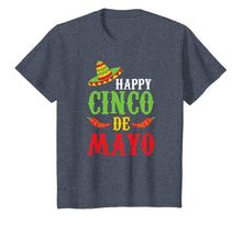 Load image into Gallery viewer, Happy Cinco De Mayo Sombrero Peppers T-Shirt