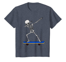 Load image into Gallery viewer, Skeleton DAB on Skateboard Tee Gift idea for Skater & Sporty