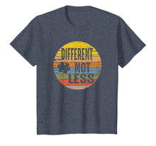Load image into Gallery viewer, Retro Distressed Autism Awareness Different Not Less T-Shirt