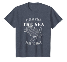 Load image into Gallery viewer, Turtle Please Keep the Sea Plastic Free - T-Shirt