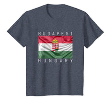 Load image into Gallery viewer, Budapest T-Shirt Flag of Hungary with Coat of Arms Souvenir