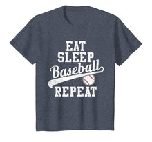 Load image into Gallery viewer, eat sleep baseball repeat baseball jersey shirt