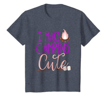 Load image into Gallery viewer, I Make Camping Cute Shirt Daughter Kids Girls Glamping Camp