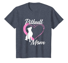 Load image into Gallery viewer, Cute Pitbull Mom T-Shirt for Dog Lovers