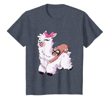 Load image into Gallery viewer, Sloth Riding Llama T-Shirt Cute Tee
