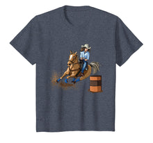 Load image into Gallery viewer, Barrel Racing Horse T Shirt Country Western Womens Girls Kid