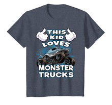 Load image into Gallery viewer, This Kid Loves Monster Trucks Tee Shirt