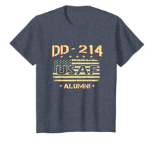 Load image into Gallery viewer, Air Force Alumni DD-214 Vintage American Flag T-Shirt