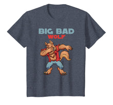 Load image into Gallery viewer, big bad wolf shirt Halloween Costume dabbing wolf shirt gift