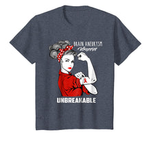 Load image into Gallery viewer, Brain Aneurysm Warrior Unbreakable Shirt Awareness Gift