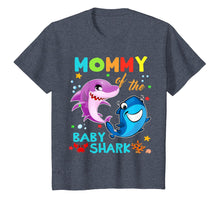 Load image into Gallery viewer, Mommy Of The Baby Shark Birthday Mommy Shark Shirt