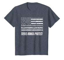 Load image into Gallery viewer, Corrections Officer Shirt Thin Gray Line Tshirt Retro Gift