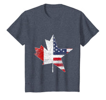 Load image into Gallery viewer, Canadian American Shirt USA Canada Flag Maple Leaf Shirt
