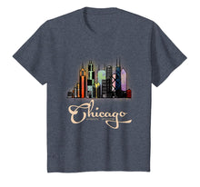 Load image into Gallery viewer, Chicago Illinois Slyline Colorful T-shirt