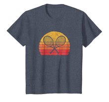 Load image into Gallery viewer, Crossed Tennis Racquet - Retro 80s Sun Vintage T-Shirt