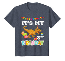 Load image into Gallery viewer, It's My 3rd Birthday Shirt Birthday Dinosaur T-rex