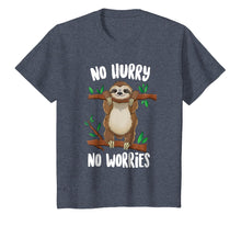Load image into Gallery viewer, No Hurry No Worries Lazy Day Funny Sloth T-shirt